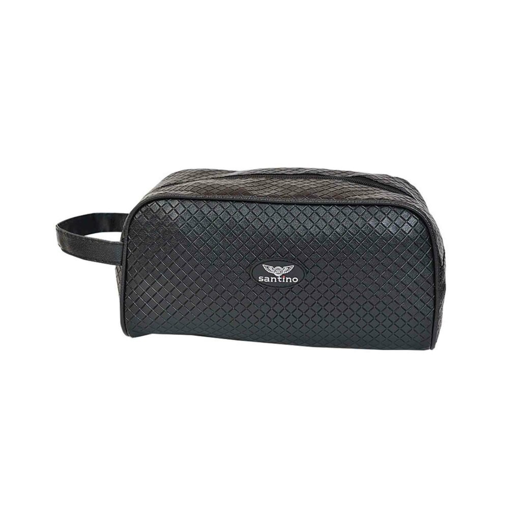 Necesseire Couro Pu Santino – Preto lmn194u01