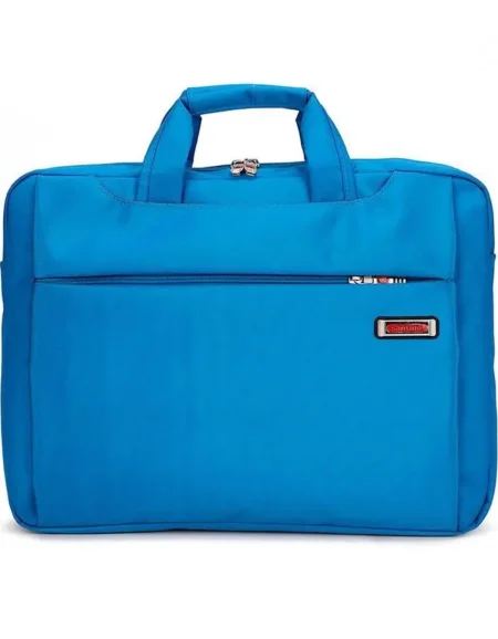 Pasta para Notebook Poliéster Azul com Alça Santino