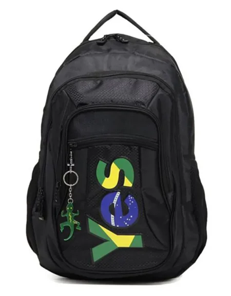 Mochila Casual Preta Confort Back Yes Brasil