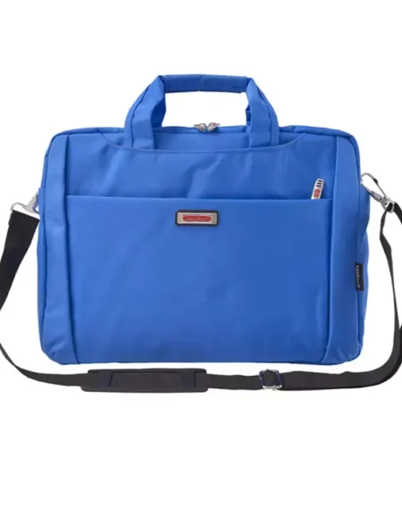 Pasta para Notebook Poliéster Azul com Alça Santino