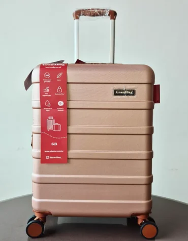 Mala Pequena Fibra 20 Polegadas Rose bag7597