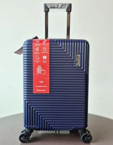 Mala Pequena Fibra 20 Polegadas Azul Grandbag bag7593