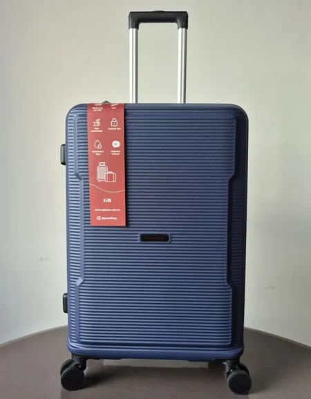 Mala Média Expansor Fibra 24 pol Grandbag Azul