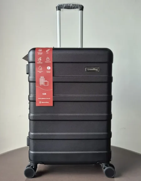 Mala Média Expansor Fibra 24 pol Grandbag Preta