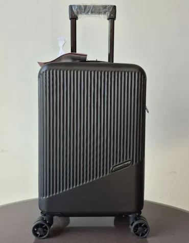 Mala Pequena Fibra 20 Polegadas Preta Grandbag bag6791