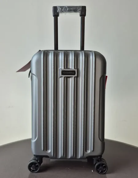 Mala Pequena Fibra 20 Polegadas Cinza Grandbag