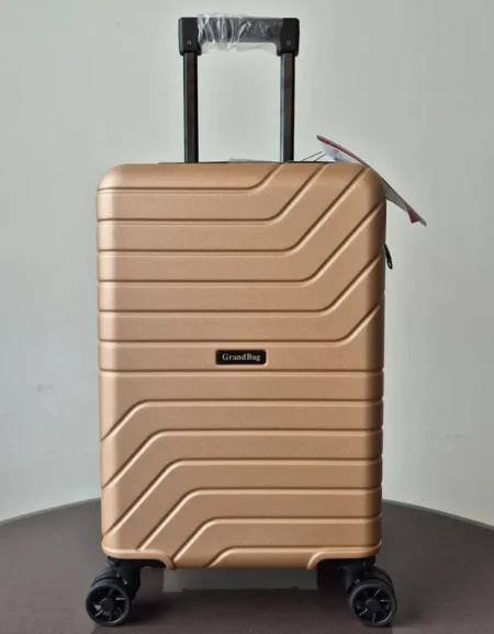 Mala Pequena Fibra 20 Polegadas Dourado Grandbag