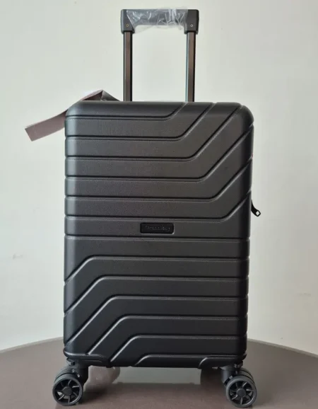 Mala Pequena Fibra 20 Polegadas Preta Grandbag