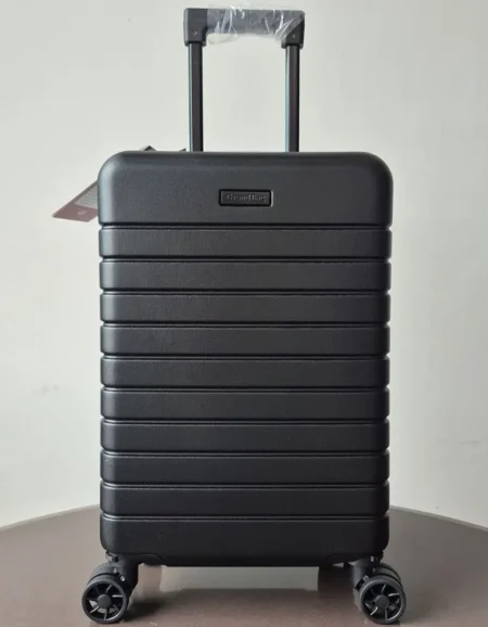 Mala Pequena Fibra 20 Polegadas Preta Grandbag