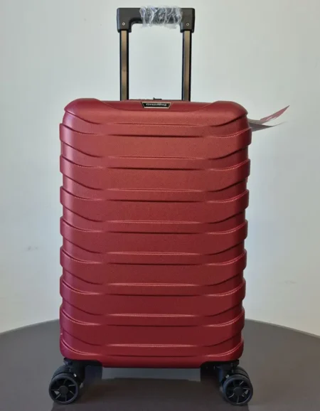 Mala Pequena Expansor Fibra 20 Polegadas Vermelho Grandbag bag45279