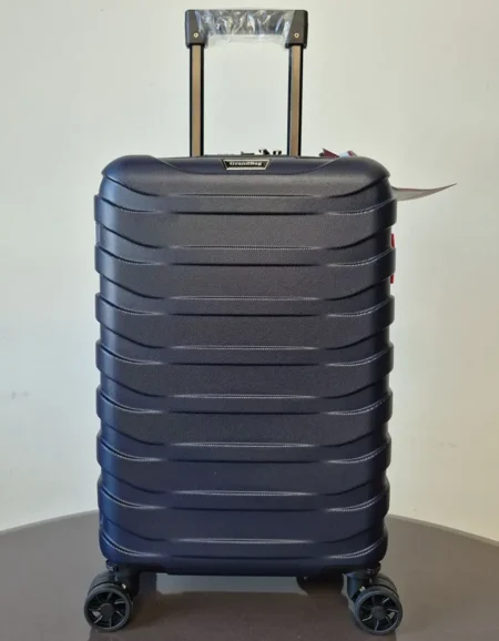 Mala Pequena Expansor Fibra 20 Polegadas Azul Grandbag bag48478
